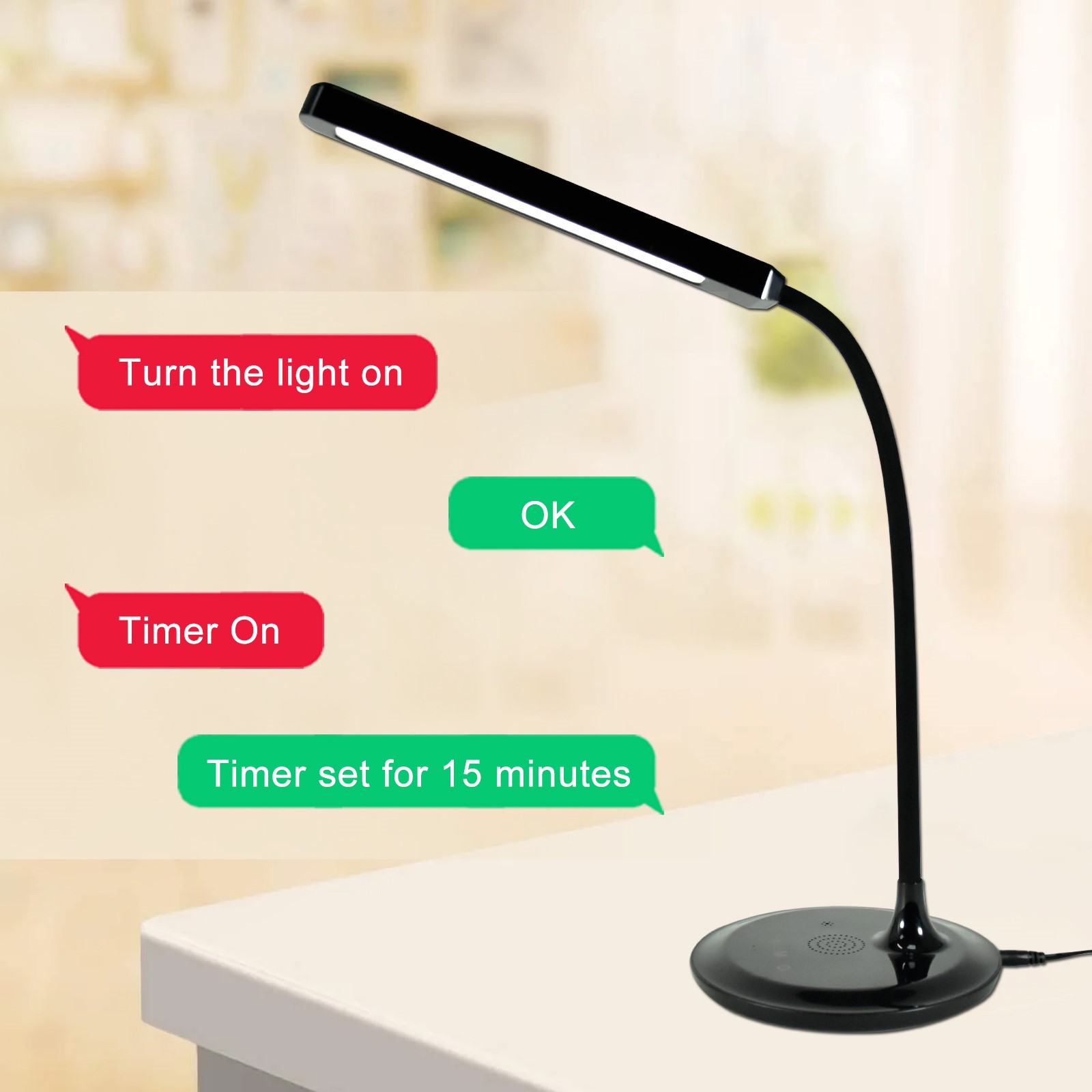 Smart Voice LED Desk Lamp