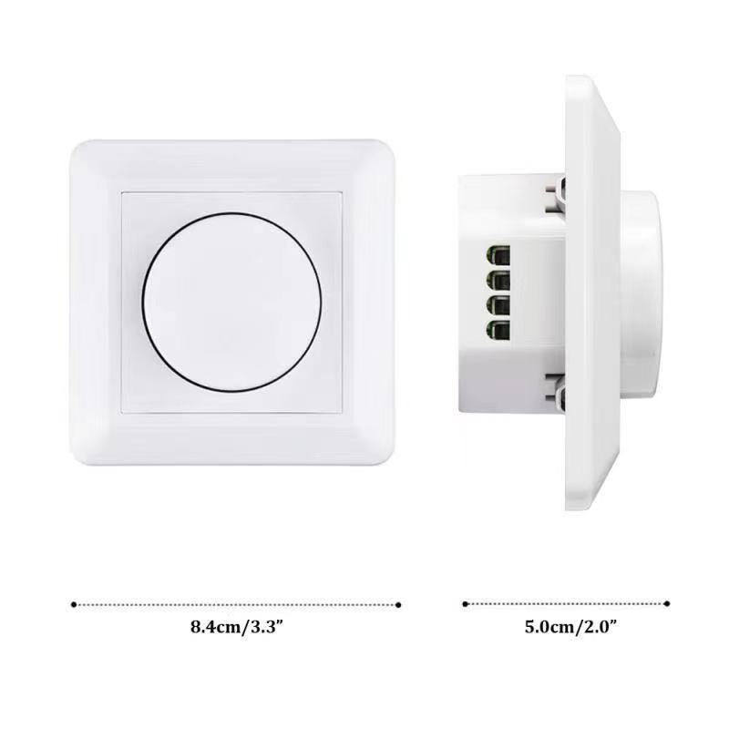 Stylish atmosphere European standard CE RoHS REACH certification Smooth dimming rotary control button LED dimmer